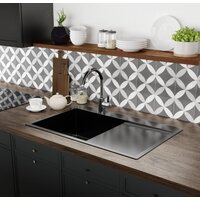 Кухонная мойка Mixline Pro 552922 (черный графит, с сифоном) - Превью изображения №4 — Интернет-магазин Time-Shop