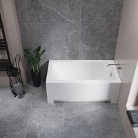 Ванна Lauter Estelle 130 21206030 (с каркасом и сифоном 21Y31010 хром) - Превью изображения №9 — Интернет-магазин Time-Shop