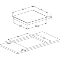 Варочная панель BEKO HII 64401 MT - Превью изображения №5 — Интернет-магазин Time-Shop