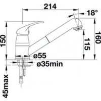 Смеситель Blanco Daras-S Silgranit (белый) - Превью изображения №2 — Интернет-магазин Time-Shop
