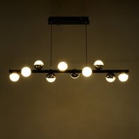 Подвесная люстра BayerLux Рикардо 10385949 (черный/золото) - Превью изображения №3 — Интернет-магазин Time-Shop