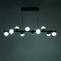 Подвесная люстра BayerLux Рикардо 10385949 (черный/золото) - Превью изображения №4 — Интернет-магазин Time-Shop