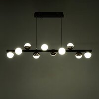 Подвесная люстра BayerLux Рикардо 10385949 (черный/золото) - Превью изображения №2 — Интернет-магазин Time-Shop