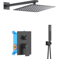 Душевая система  Aquatek Лира AQ1472MB (черный матовый) - Превью изображения №2 — Интернет-магазин Time-Shop