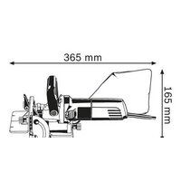 Шпоночный (ламельный) фрезер Bosch GFF 22 A Professional - Превью изображения №2 — Интернет-магазин Time-Shop