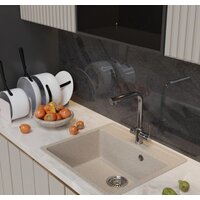 Кухонная мойка Mixline ML-GM15 551917 (бежевый) - Превью изображения №4 — Интернет-магазин Time-Shop