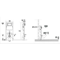 Инсталляция для унитаза TERMINUS 31i50х112RЧК - Превью изображения №7 — Интернет-магазин Time-Shop