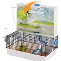 Клетка Ferplast Olimpia (белый/салатовый) 57922599 - Превью изображения №3 — Интернет-магазин Time-Shop