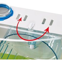 Клетка Ferplast Olimpia (белый/салатовый) 57922599 - Превью изображения №2 — Интернет-магазин Time-Shop