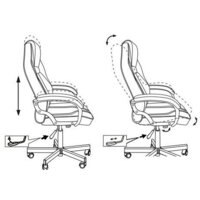 Игровое (геймерское) кресло Zombie Viking 6 Knight Fabric (серый/черный) - Превью изображения №6 — Интернет-магазин Time-Shop