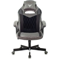 Игровое (геймерское) кресло Zombie Viking 6 Knight Fabric (серый/черный) - Превью изображения №2 — Интернет-магазин Time-Shop