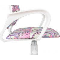 Офисное кресло Бюрократ Burokids 1W 1942510 (мультиколор розовая луна/пластик белый) - Превью изображения №7 — Интернет-магазин Time-Shop