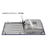 Кухонная мойка Blanco Livit XL 6 S 518519 (серебристый) - Превью изображения №3 — Интернет-магазин Time-Shop
