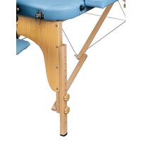 Массажный стол Atlas Sport 70 см складной 3-с деревянный (светло-голубой) - Превью изображения №5 — Интернет-магазин Time-Shop