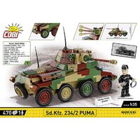 Конструктор Cobi Historical Collection WWII Sd Kfz 234/2 Puma - Превью изображения №4 — Интернет-магазин Time-Shop