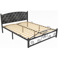 Кровать ИП Князев Бали 160x200 (черный) - Превью изображения №3 — Интернет-магазин Time-Shop