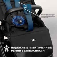 Универсальная коляска Sweet Baby Stella 2в1 (черный) - Превью изображения №8 — Интернет-магазин Time-Shop