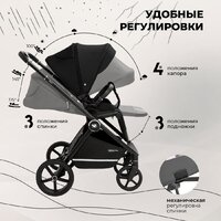 Универсальная коляска Sweet Baby Stella 2в1 (черный) - Превью изображения №7 — Интернет-магазин Time-Shop