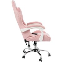 Игровое (геймерское) кресло Calviano Asti Ultimato (pink fabric) - Превью изображения №6 — Интернет-магазин Time-Shop