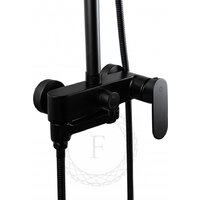 Душевая система  Filarete Retta FL2030 (черный матовый) - Превью изображения №4 — Интернет-магазин Time-Shop