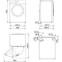 Стиральная машина Smeg WNP84SEAIN1 - Превью изображения №3 — Интернет-магазин Time-Shop