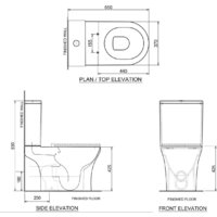 Унитаз напольный Roxen Urban Tornado Bidet 600190-01X - Превью изображения №12 — Интернет-магазин Time-Shop