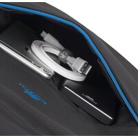 Городской рюкзак Rivacase 8069 (черный) - Превью изображения №12 — Интернет-магазин Time-Shop