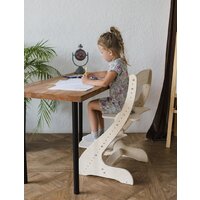Растущий стул Друг Кузя Растущий Павлин (без покраски) - Превью изображения №4 — Интернет-магазин Time-Shop