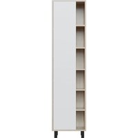  Mixline Шкаф-пенал Милтон-50 557617 (левый, дуб сонома/белый ) - Превью изображения №4 — Интернет-магазин Time-Shop