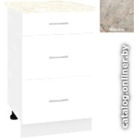 Кортекс-мебель Корнелия Лира НШ50р3ш (белый/марсель)