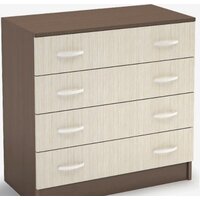 Стендмебель Бася КМ-554-М 4 ящика (ясень шимо светлый-ясень шимо темный)