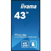 Информационная панель iiyama ProLite LH4360UHS-B1AG - Превью изображения №2 — Интернет-магазин Time-Shop