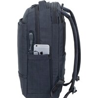 Городской рюкзак Rivacase 8365 (черный) - Превью изображения №4 — Интернет-магазин Time-Shop