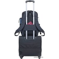 Городской рюкзак Rivacase 8365 (черный) - Превью изображения №13 — Интернет-магазин Time-Shop