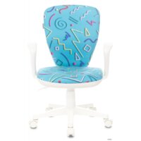 Компьютерное кресло Бюрократ KD-W10AXSN/STICK-BL (голубой) - Превью изображения №2 — Интернет-магазин Time-Shop