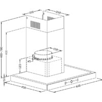 Кухонная вытяжка Hietzel CHF 6012G BL - Превью изображения №12 — Интернет-магазин Time-Shop