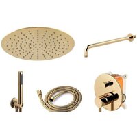 Душевая система  Rea Lungo REA-P4110 (золотой) - Превью изображения №2 — Интернет-магазин Time-Shop