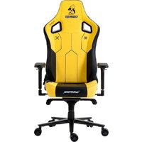 Игровое (геймерское) кресло Evolution Nomad PRO Cyberpunk Core (черный/желтый) - Превью изображения №7 — Интернет-магазин Time-Shop