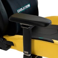 Игровое (геймерское) кресло Evolution Nomad PRO Cyberpunk Core (черный/желтый) - Превью изображения №11 — Интернет-магазин Time-Shop