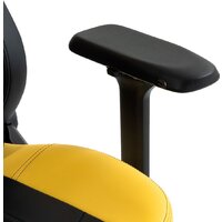 Игровое (геймерское) кресло Evolution Nomad PRO Cyberpunk Core (черный/желтый) - Превью изображения №10 — Интернет-магазин Time-Shop