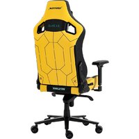 Игровое (геймерское) кресло Evolution Nomad PRO Cyberpunk Core (черный/желтый) - Превью изображения №5 — Интернет-магазин Time-Shop