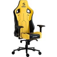 Игровое (геймерское) кресло Evolution Nomad PRO Cyberpunk Core (черный/желтый) - Превью изображения №8 — Интернет-магазин Time-Shop