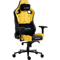 Игровое (геймерское) кресло Evolution Nomad PRO Cyberpunk Core (черный/желтый) - Превью изображения №3 — Интернет-магазин Time-Shop