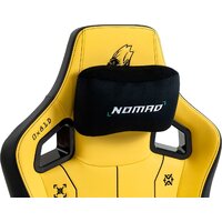 Игровое (геймерское) кресло Evolution Nomad PRO Cyberpunk Core (черный/желтый) - Превью изображения №9 — Интернет-магазин Time-Shop