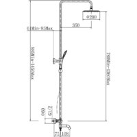 Душевая система  Fashun A52426 - Превью изображения №3 — Интернет-магазин Time-Shop