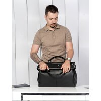 Саквояж Carlo Gattini Classico Veano 4004-01 (черный) - Превью изображения №7 — Интернет-магазин Time-Shop