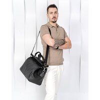 Саквояж Carlo Gattini Classico Veano 4004-01 (черный) - Превью изображения №9 — Интернет-магазин Time-Shop