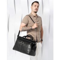 Саквояж Carlo Gattini Classico Veano 4004-01 (черный) - Превью изображения №10 — Интернет-магазин Time-Shop