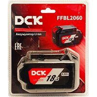 Аккумулятор DCK FFBL2060 (18В/6 Ah) - Превью изображения №3 — Интернет-магазин Time-Shop