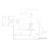 Смеситель Armatura Kwarc 4204-010-00 - Превью изображения №2 — Интернет-магазин Time-Shop